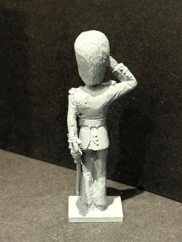 Thumbnail: C82 Scots Guard Officer Saluting