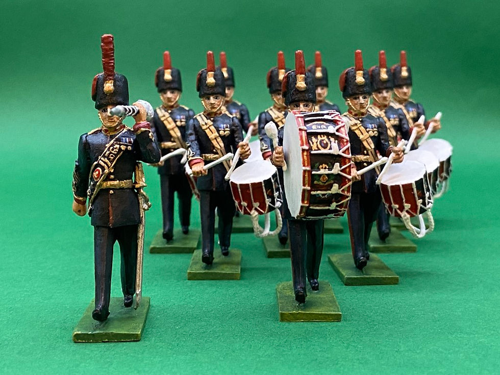 Thumbnail: LMS59 54mm Royal Horse Artillery Drum Corp 10 Piece