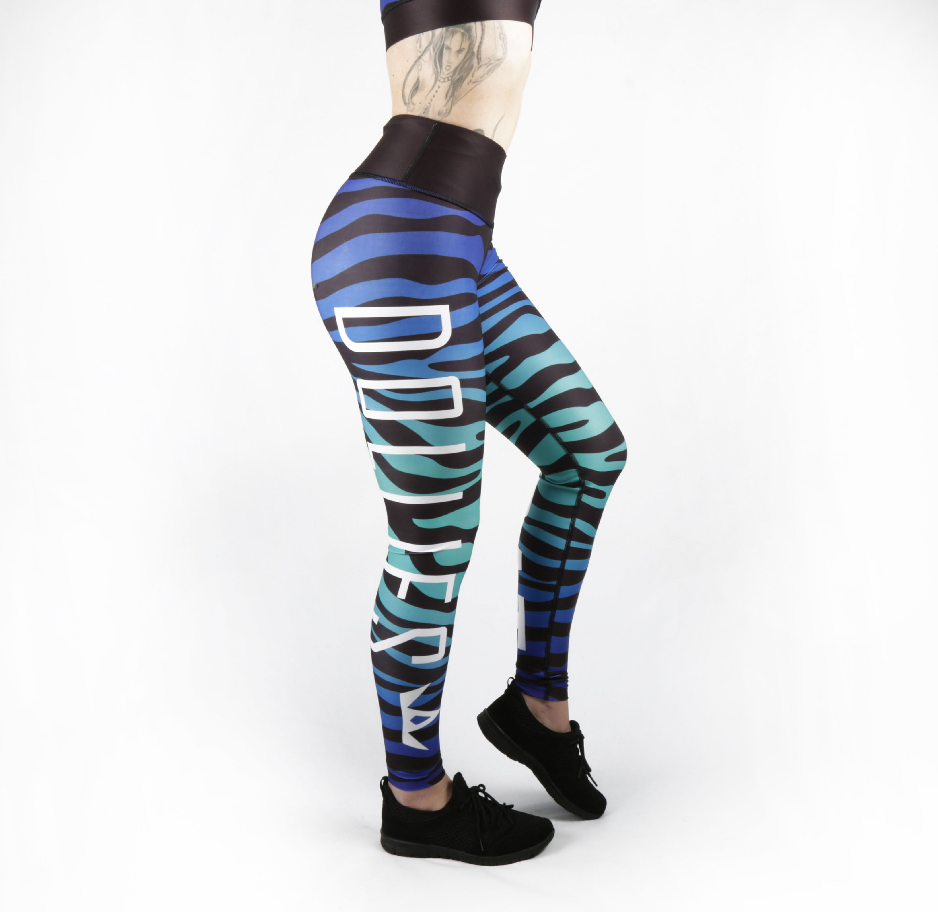 Blue Zebra Fitness Leggings