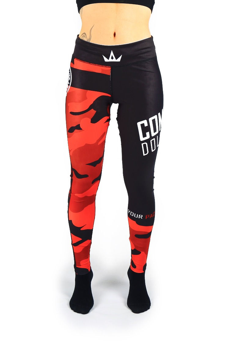 Thumbnail: Red Camo Fitness Leggings