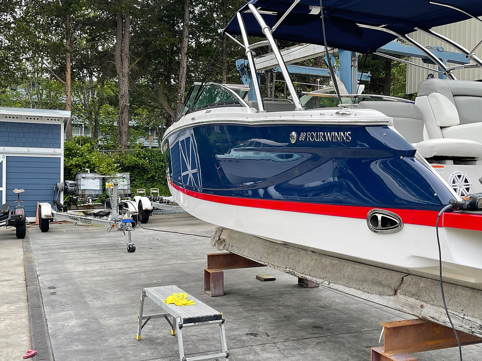 HULL POLISHING _ THE MOBILE BOAT GUYS _ SEATTLE, WA