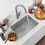 Thumbnail: STYLISH 23'' CITRINE S-307XG Single Bowl Kitchen Sink
