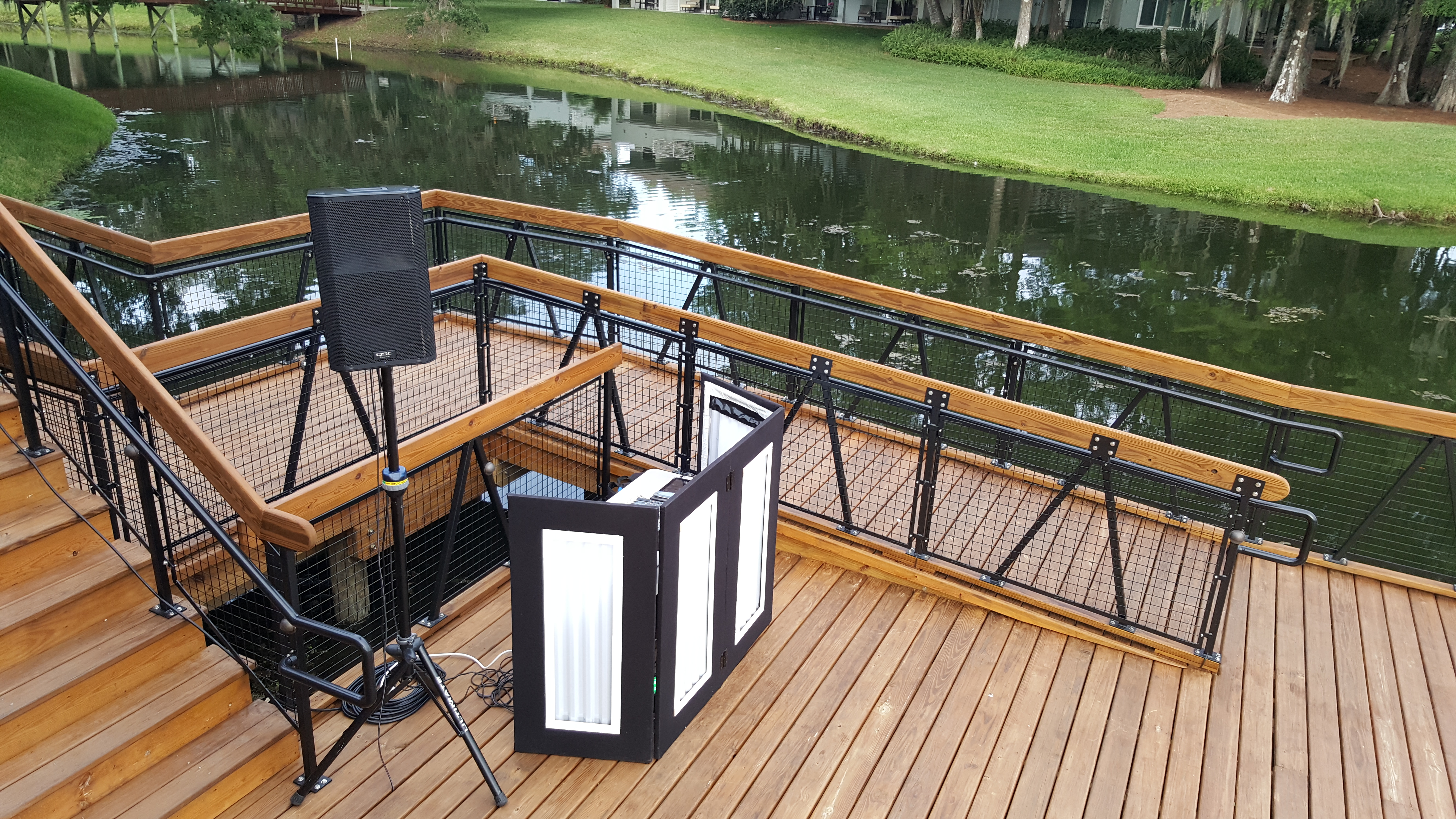 Outdoor Wedding setup Sawgrass