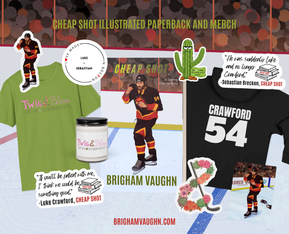 CHEAP SHOT ILLUSTRATED PAPERBACK AND MERCH