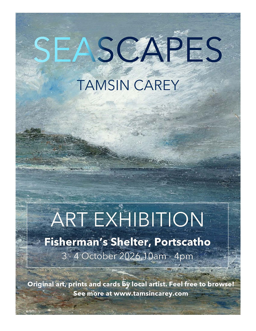 Seascapes: Exhibition in 2 months