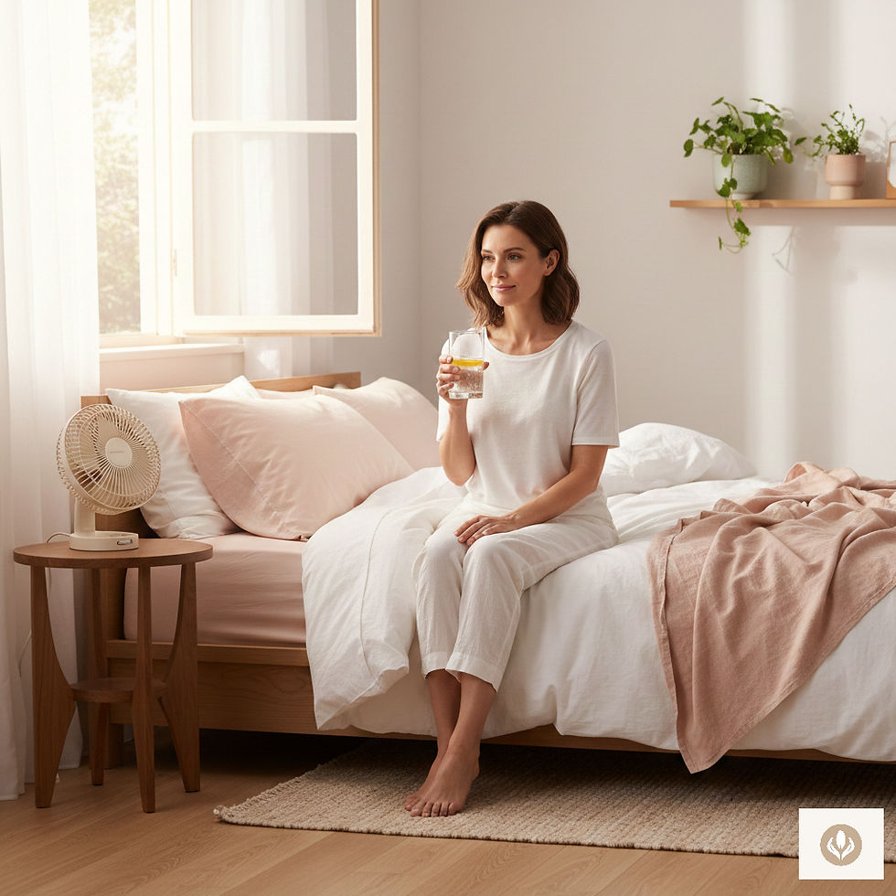 Create a cool bedroom sanctuary