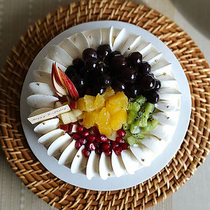 Fresh Fruit & Cream Cake