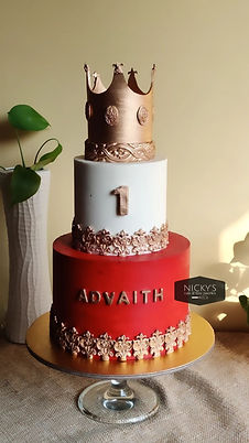 King Crown Birthday Cake