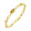 Thumbnail: Scalloped Gemstone Ring in Yellow Gold