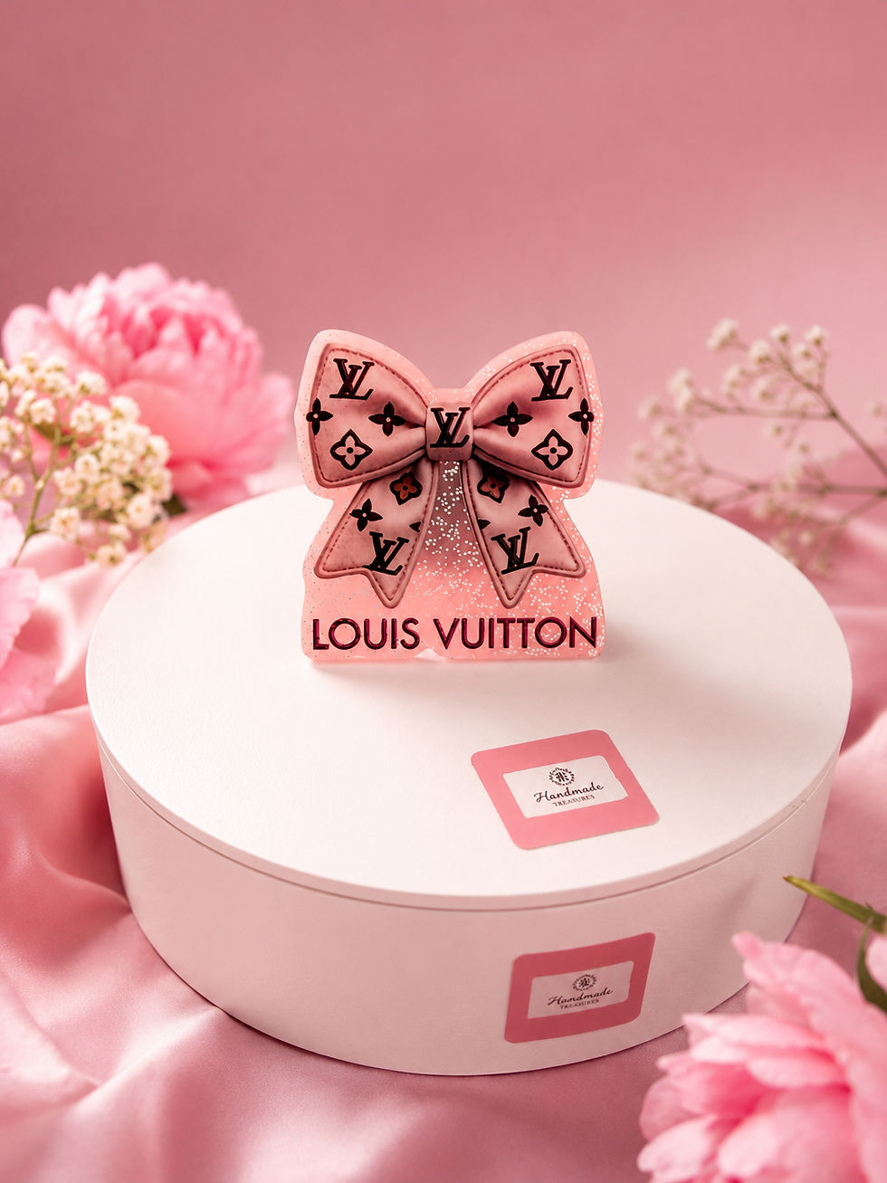 Thumbnail: Luxury Inspired Pink Bow Car Air Vent Freshener