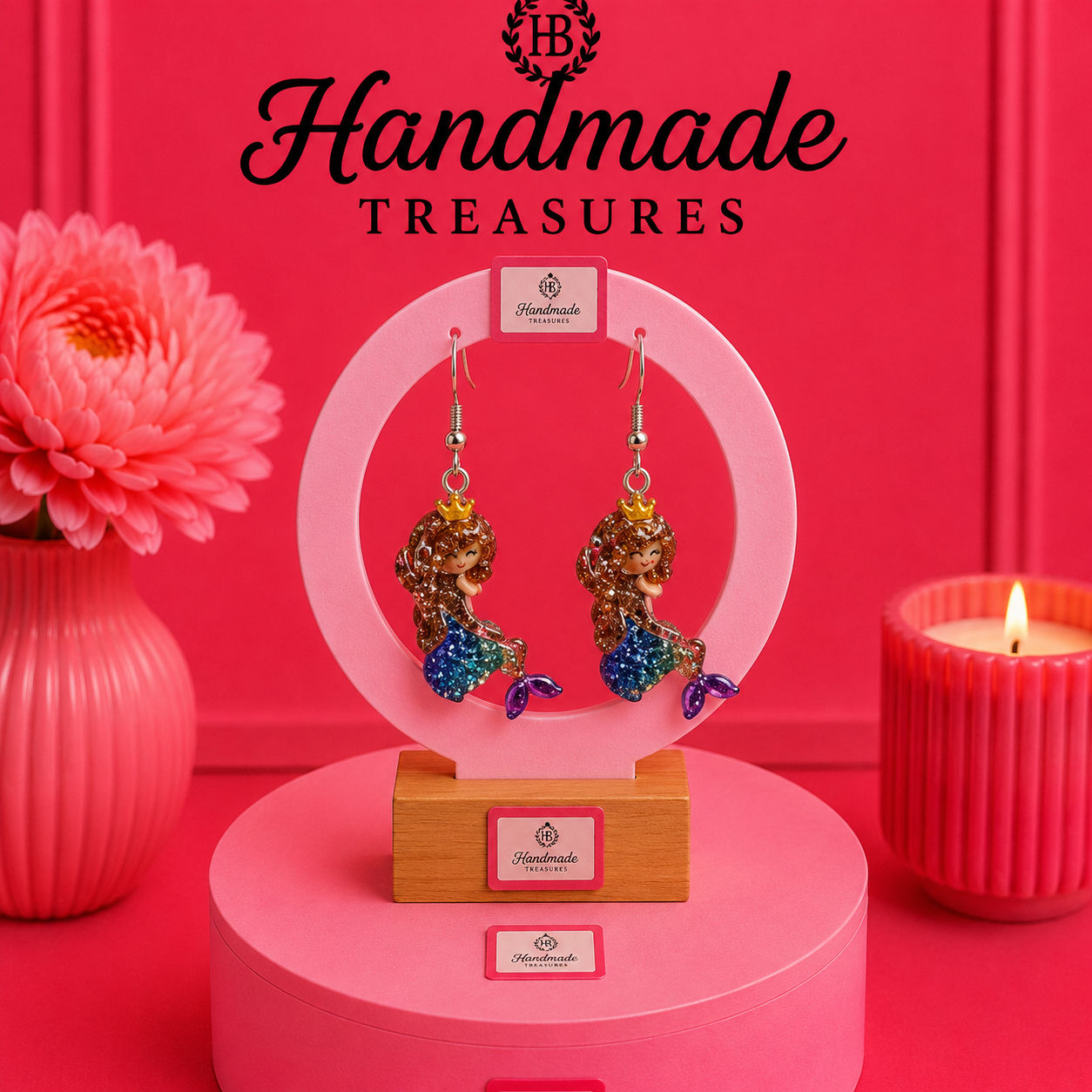 Glitter Mermaid Earrings