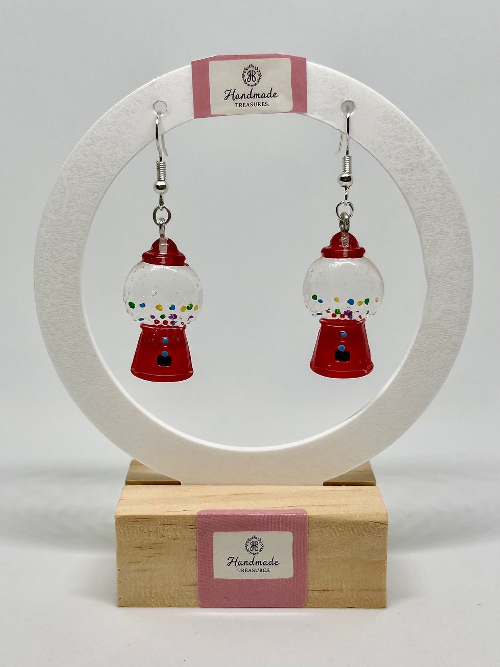 Thumbnail: Machine Earrings, Candy Dispenser Dangle Earrings, Cute Kawaii Jewellery, Retro 