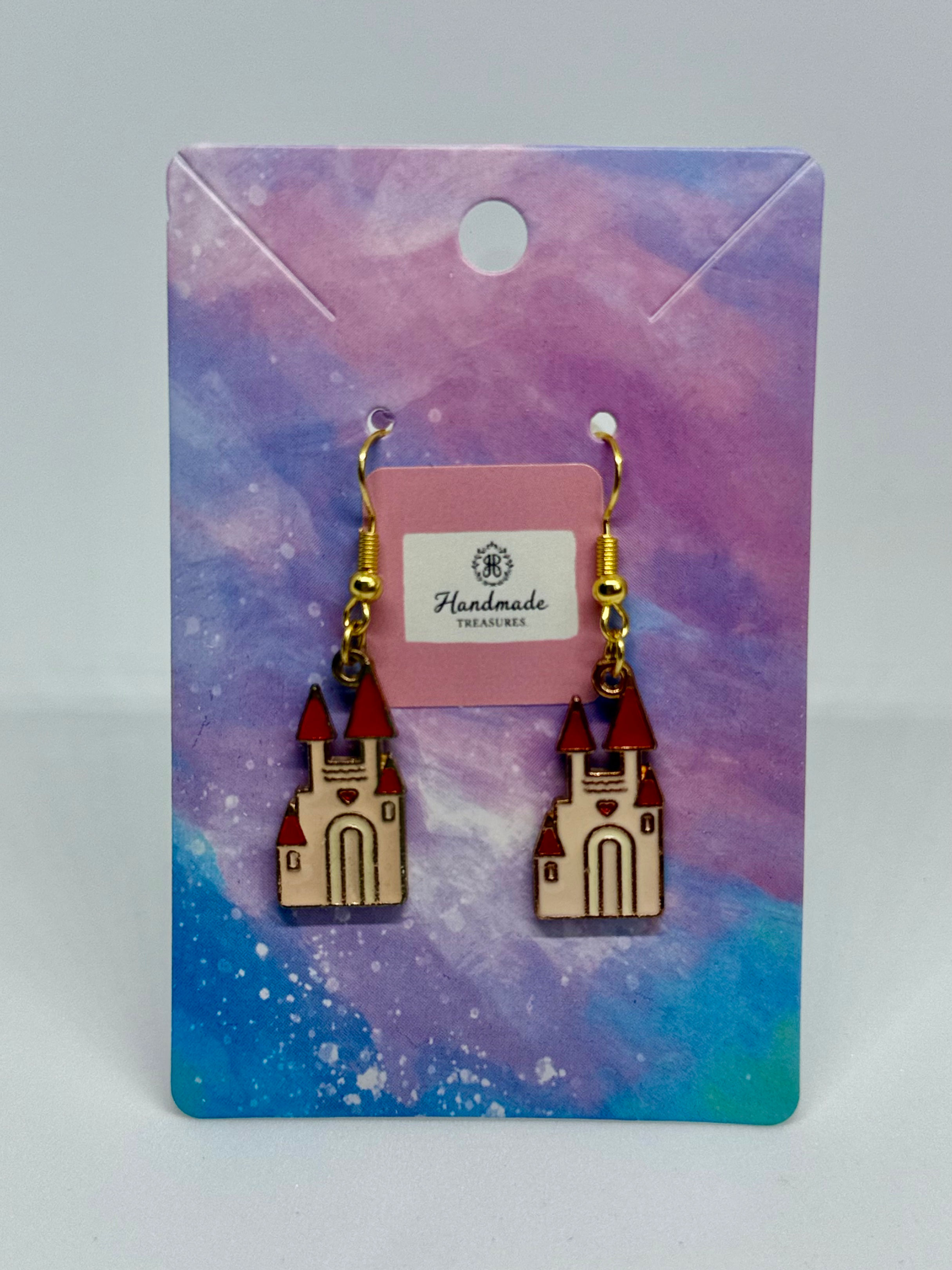 Mini Fairtyale Castle Earrings