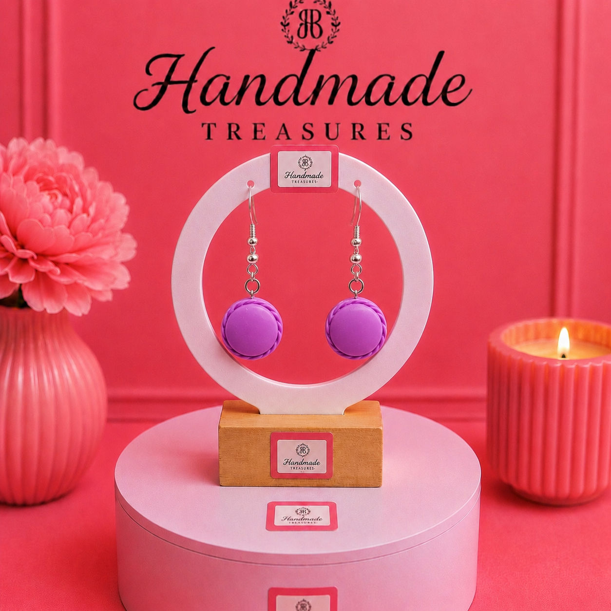 Realistic Macaron Earrings