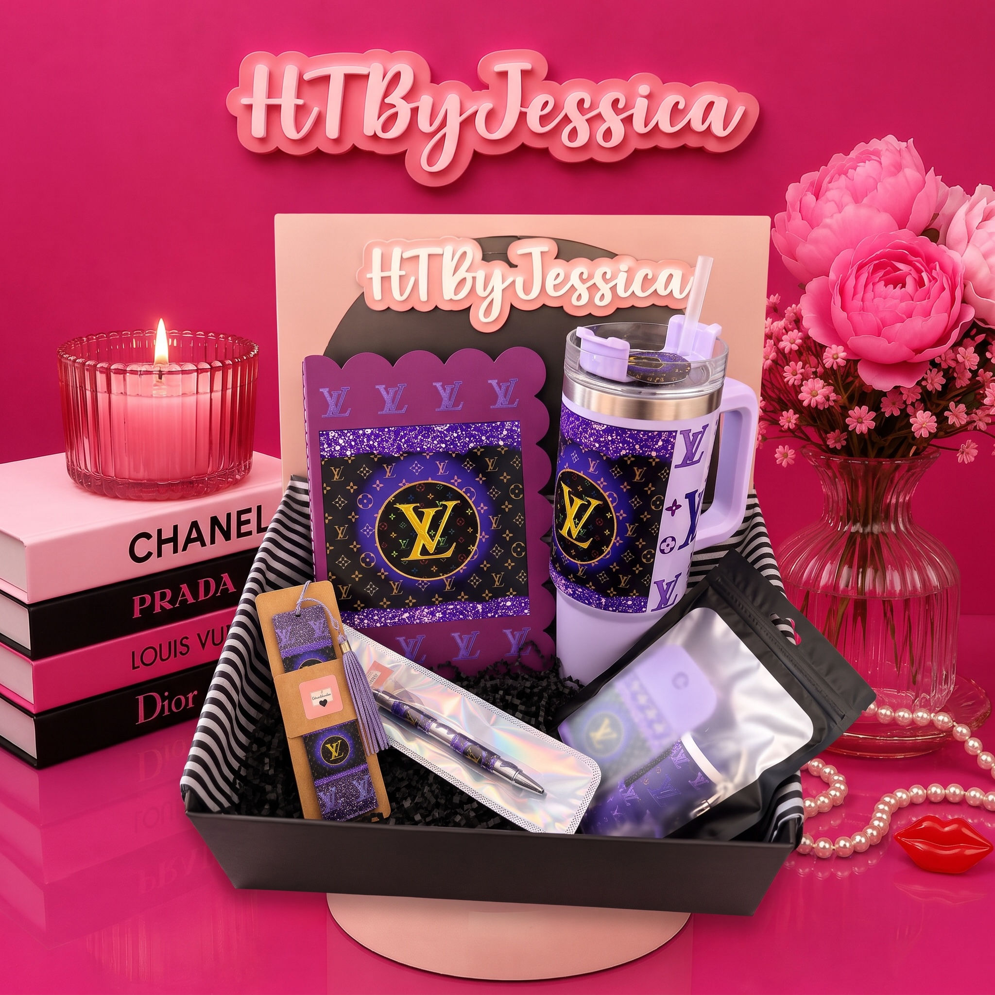 Purple Queen LV Gift Box