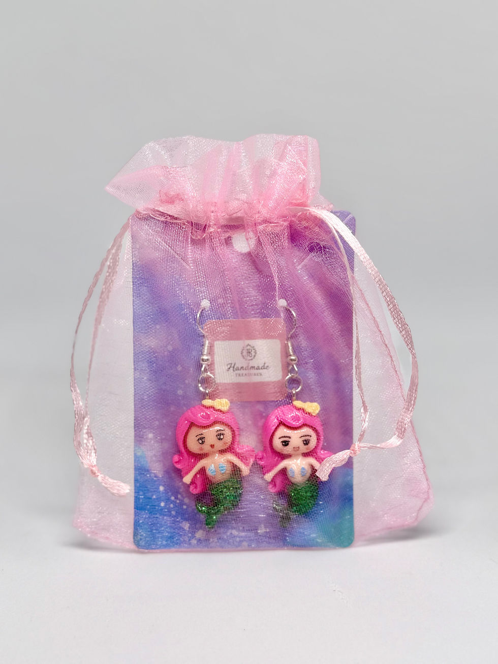 Thumbnail: Cute Cartoon Mermaid Earrings