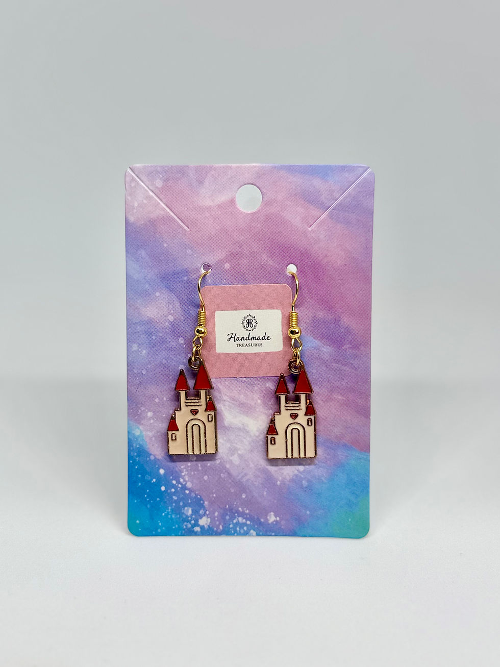 Thumbnail: Fairtyale Castle Earrings | Princess Inspired Dangle Earrings | Cute