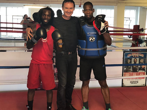 Dr. Harry W. Trummer visits Top Boxing Clubs in London, July 2018
