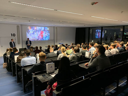 GFA supporter Deutsche Bank with Kick-off-Company Presentation at Campus Westend, October 22nd, 2019