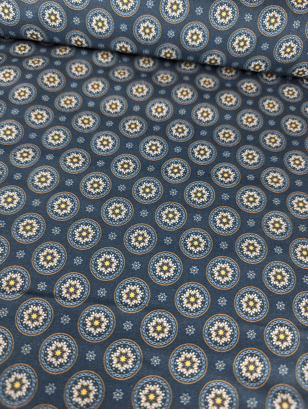 Thumbnail: Circular Star from Tailor's Flair by The Craft Cotton Company 100% Cotton Fabric