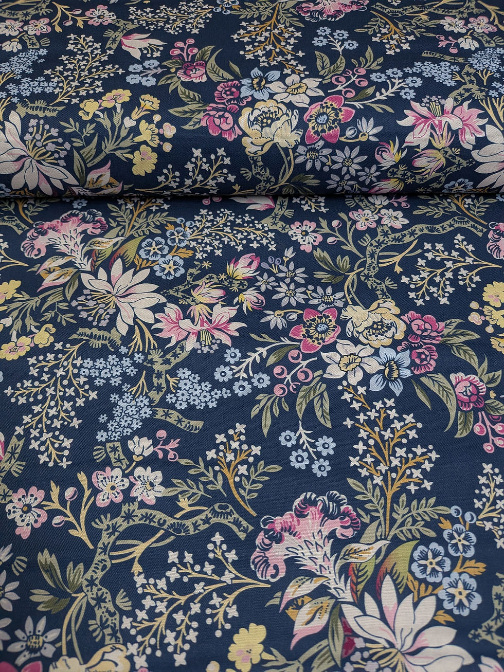 Thumbnail: William Kilburn Pressed in Time by Make + Believe 100% Organic Cotton Fabric
