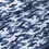 Thumbnail: Blue Camouflage 100% Cotton Needlecord