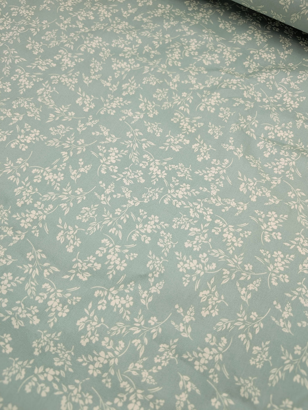 Thumbnail: Floral Pastels 100% Cotton Poplin Fabric