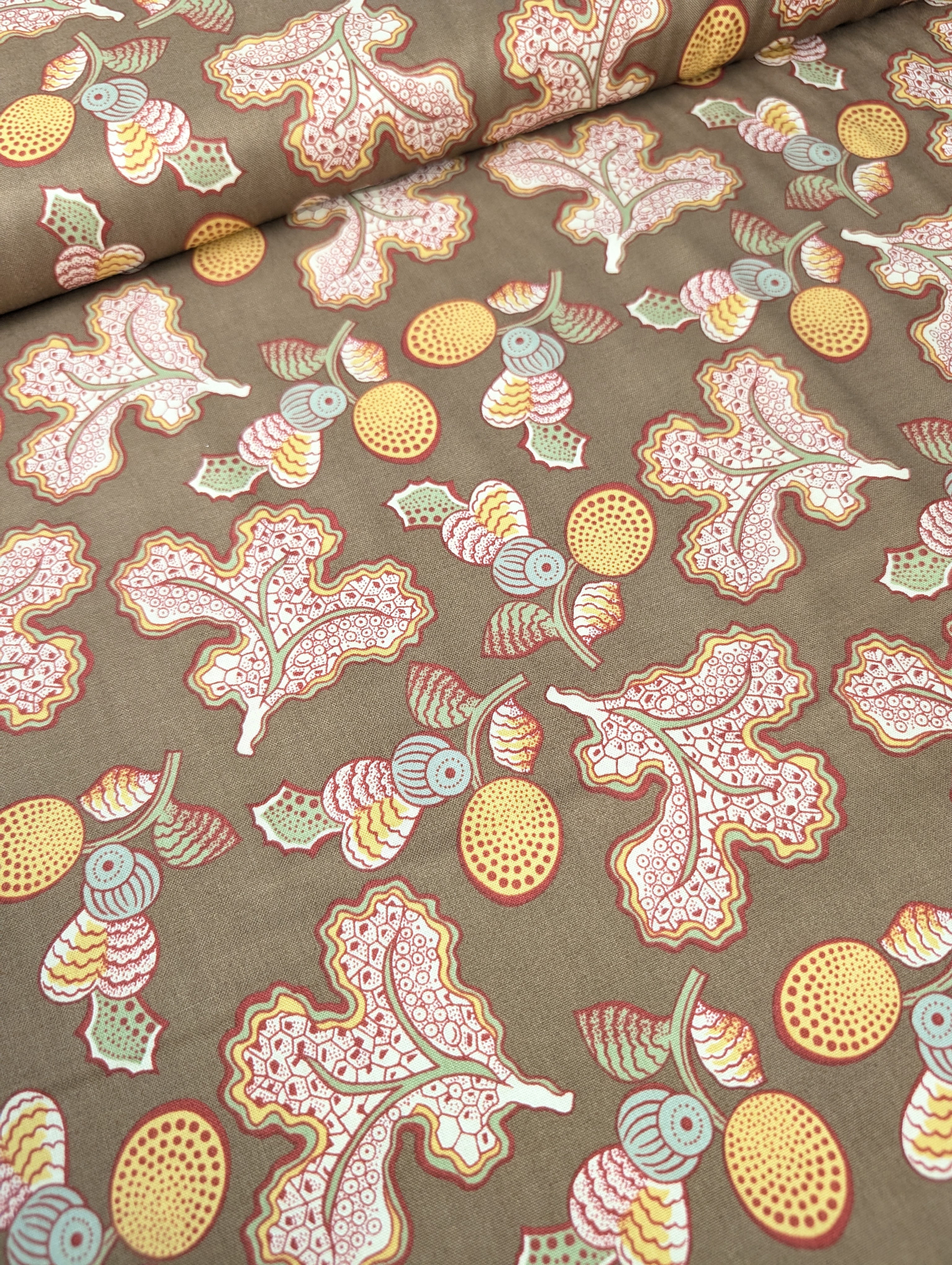 Dutch Heritage  DHER4021 in Brown 100% Cotton