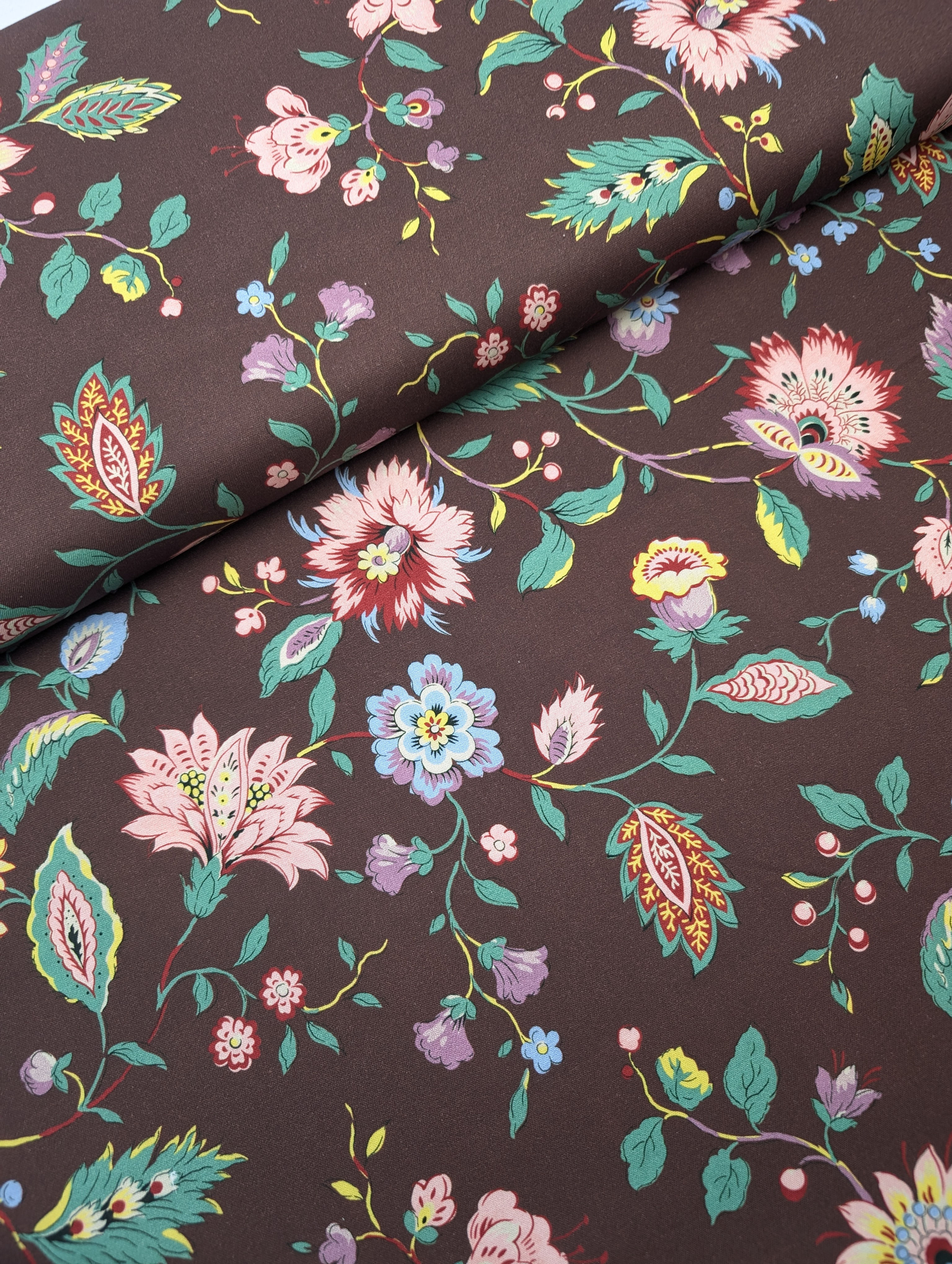 Dutch Heritage Ashridge DHER2031 Brown 100% Cotton Fabric