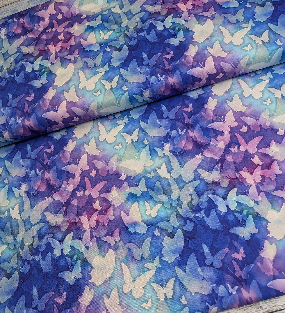 Thumbnail: Butterfly Dreams 100% Cotton Fabric