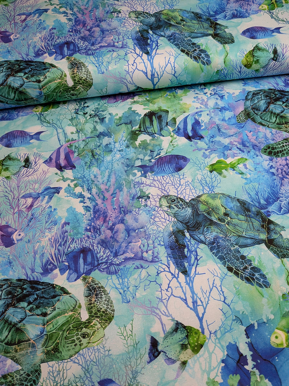Thumbnail: Coral Reef 100% Cotton Fabric