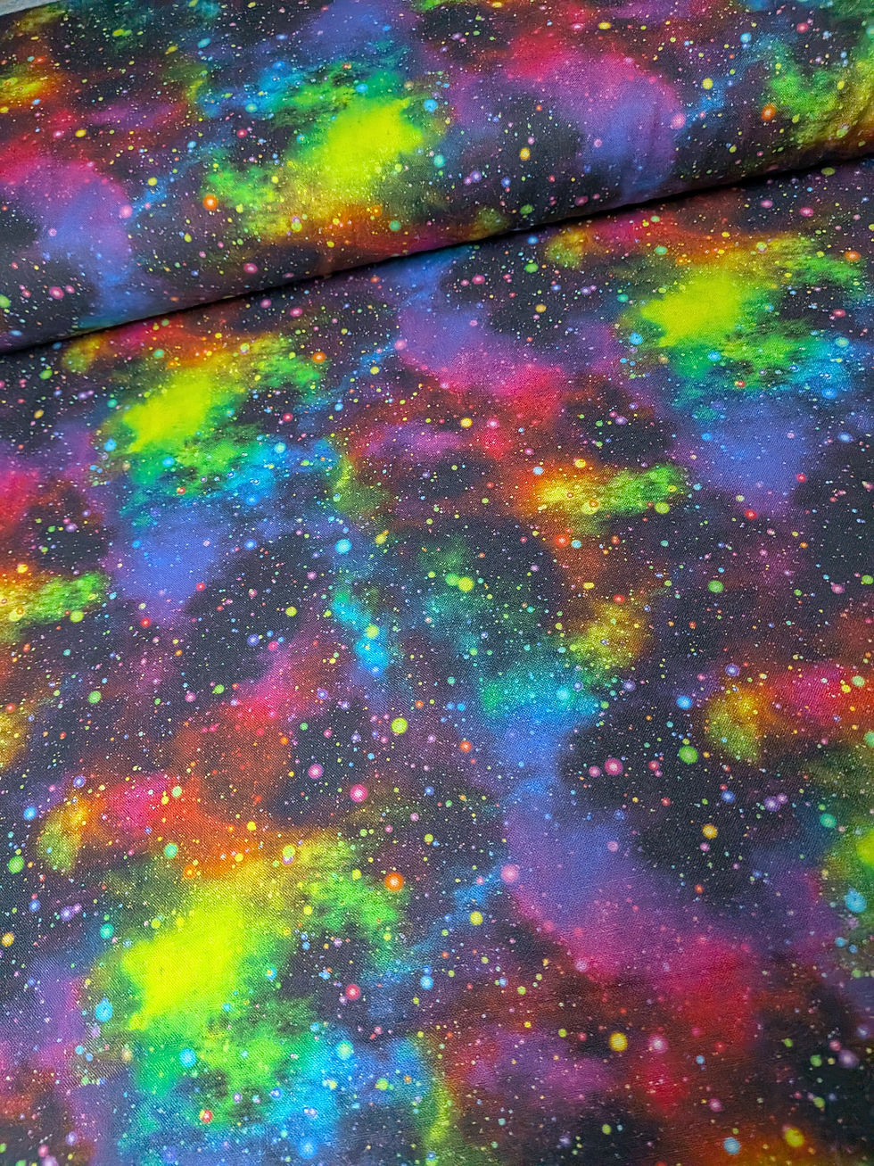 Thumbnail: Little Johnny Speckled Galaxy 100% Cotton Fabric
