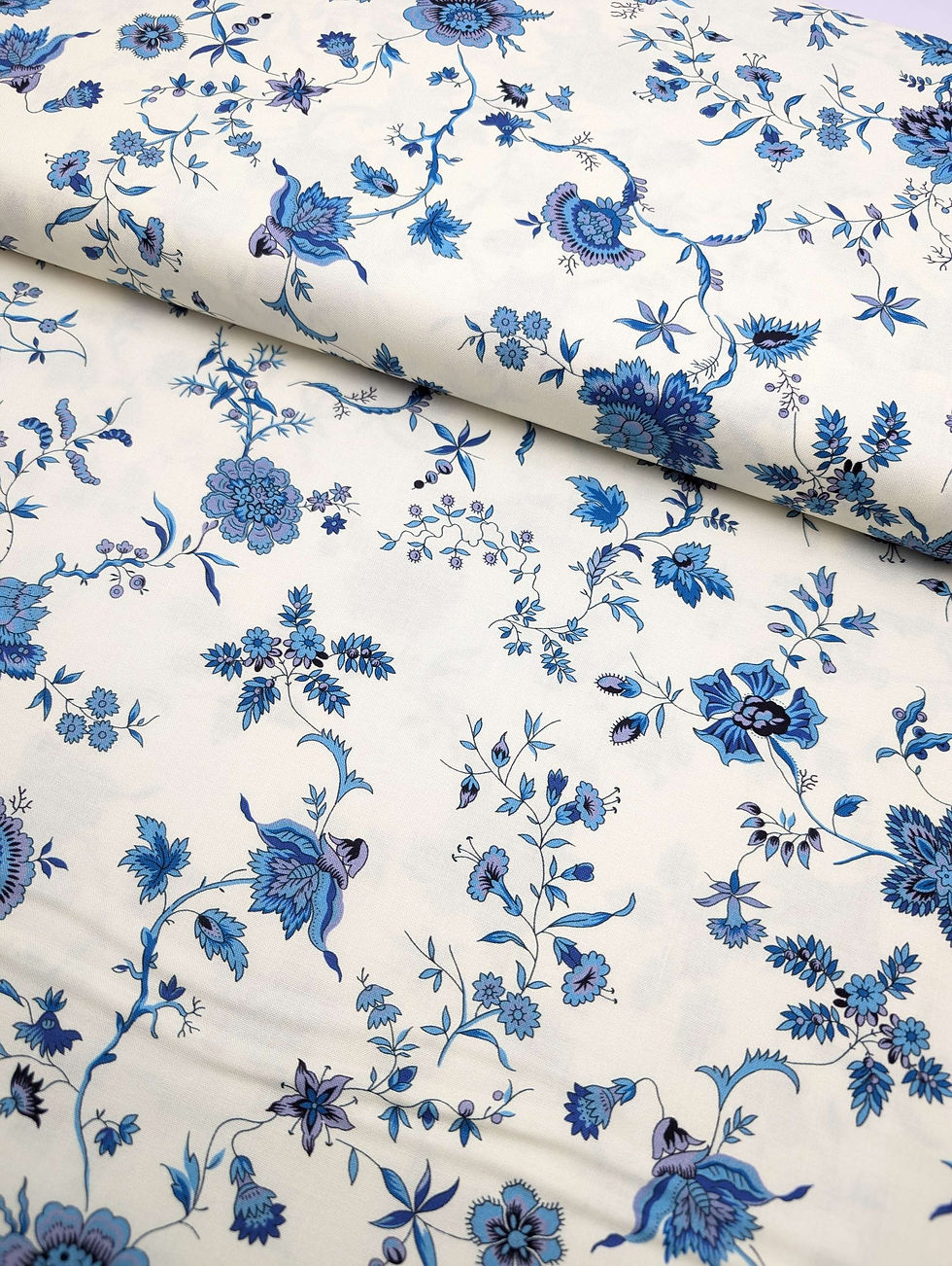 Thumbnail: Dutch Heritage DHER2032 China Blue Print 100% Cotton Fabric