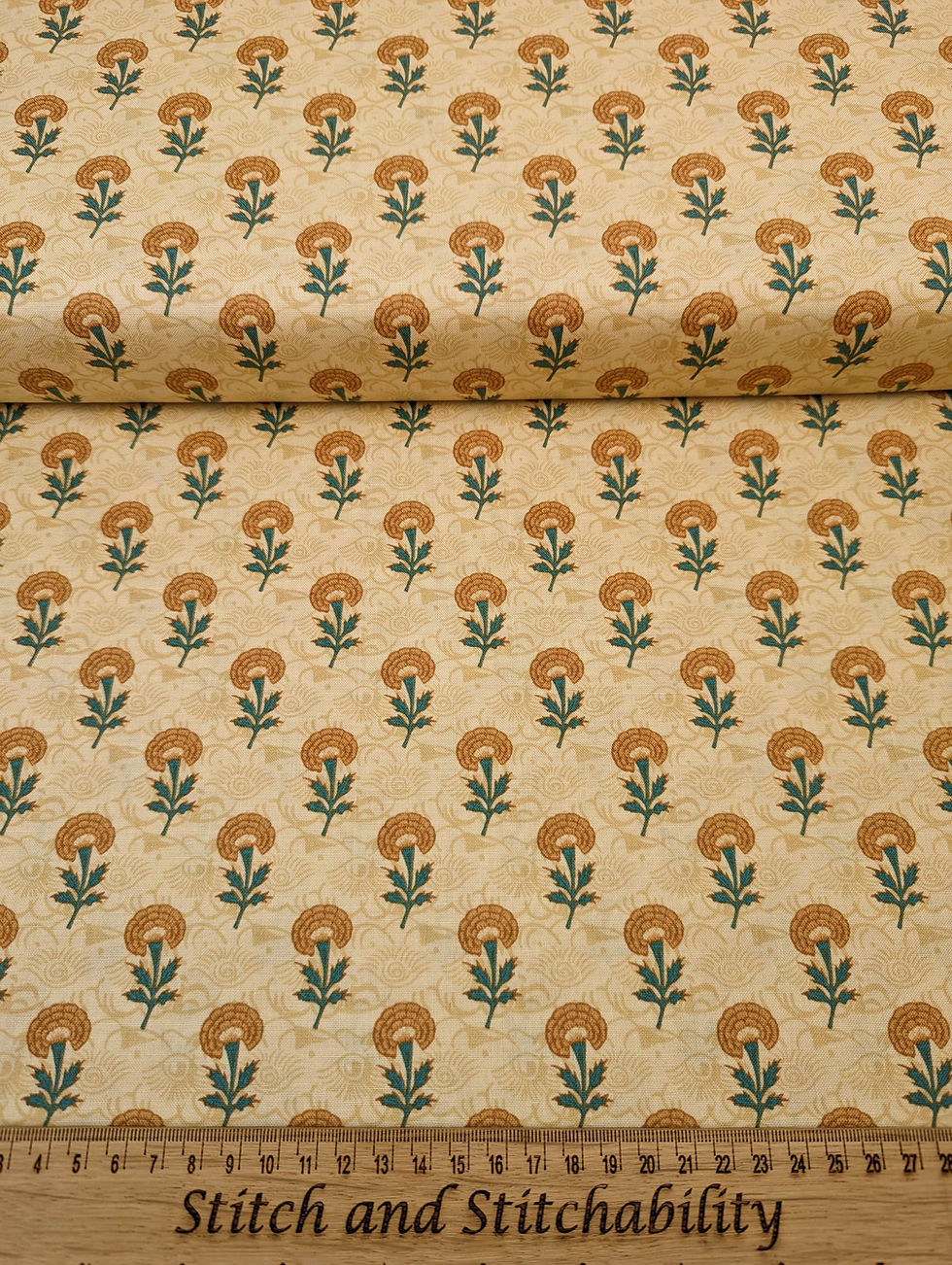 Thumbnail: V&A Indian Summer 100% Organic Cotton Fabric
