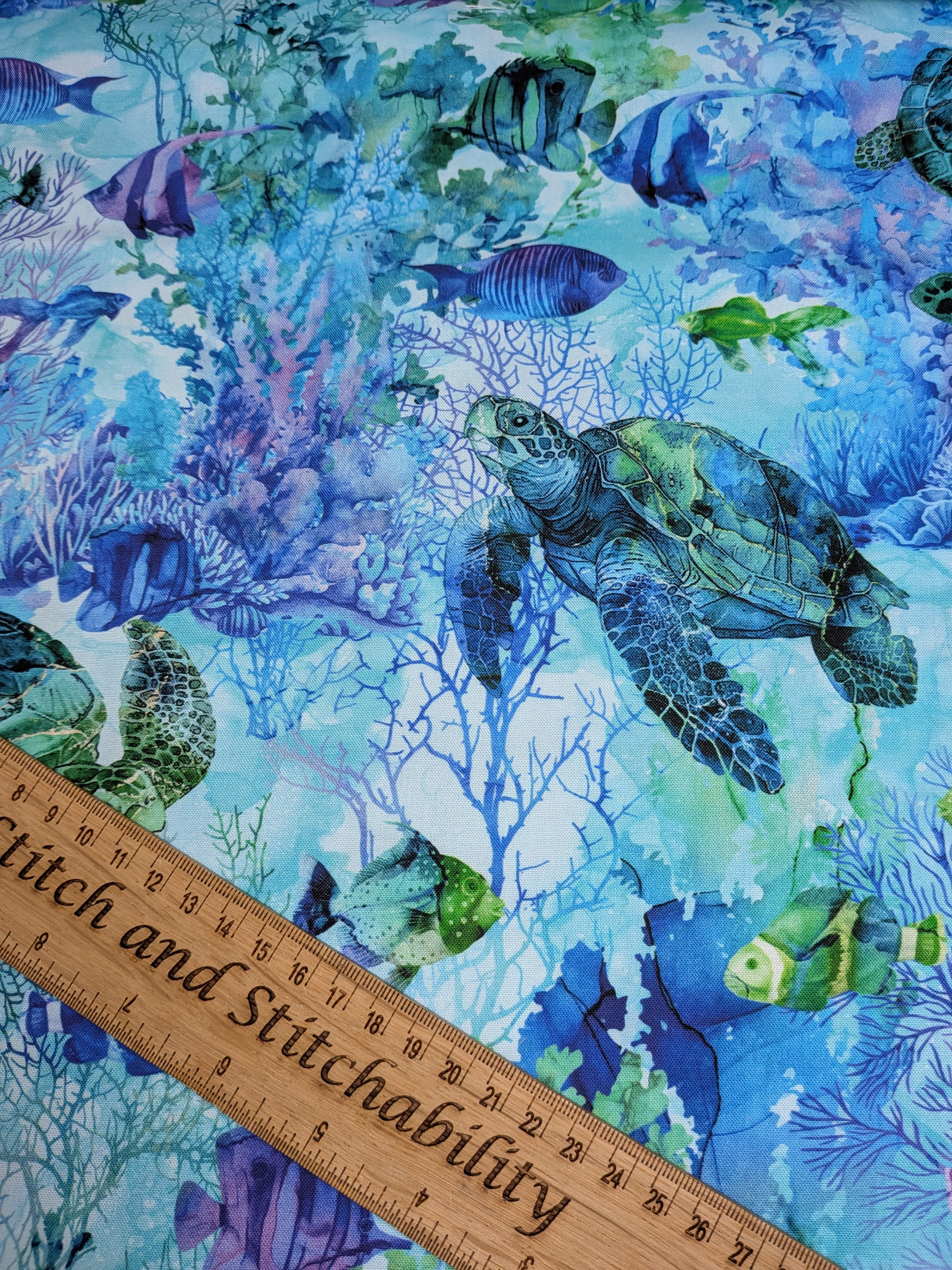 Coral Reef 100% Cotton Fabric