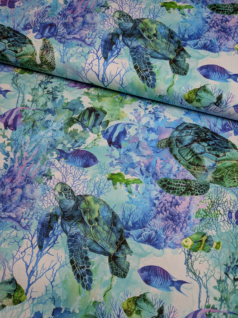 Thumbnail: Coral Reef 100% Cotton Fabric
