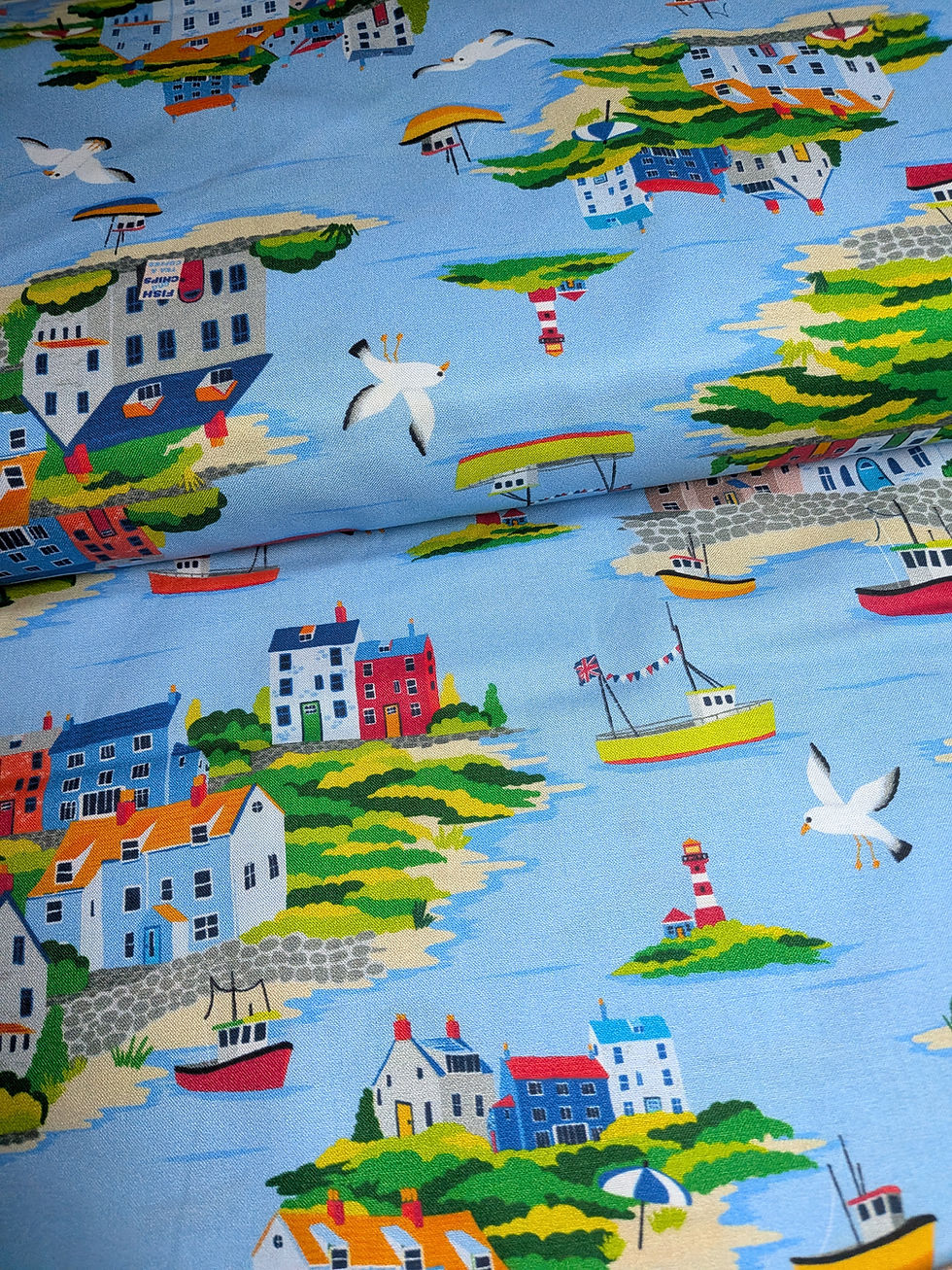 Thumbnail: By The Seashore 100% Cotton Fabric