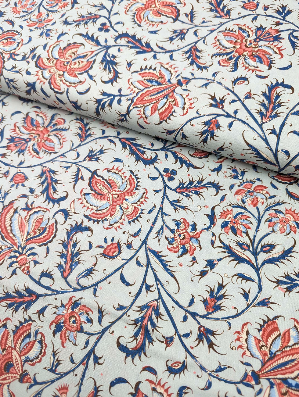 Thumbnail: Dutch Heritage Gujarat Light Blue or Dark Pink 100% Cotton