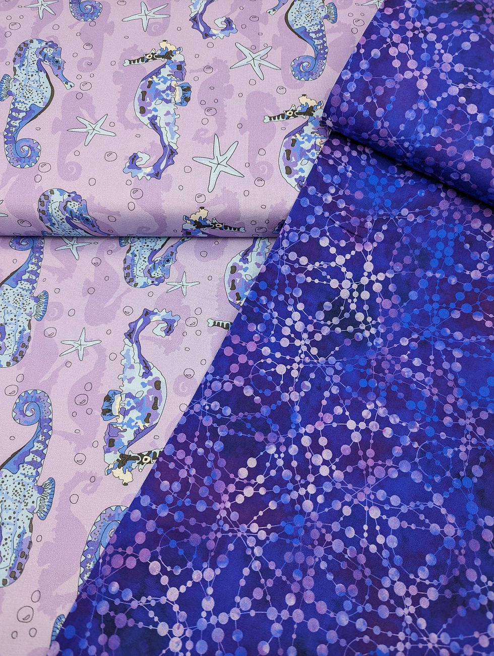 Thumbnail: Ocean Wonders from The Sea in Colour Collections 100% Organic Cotton Fabric