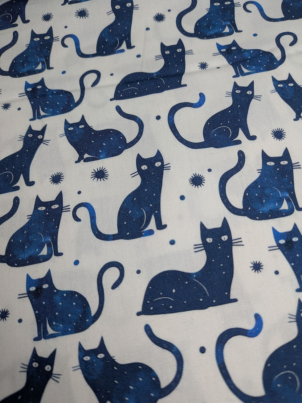 Thumbnail: Rose and Hubble Cats 100% Cotton Poplin Fabric