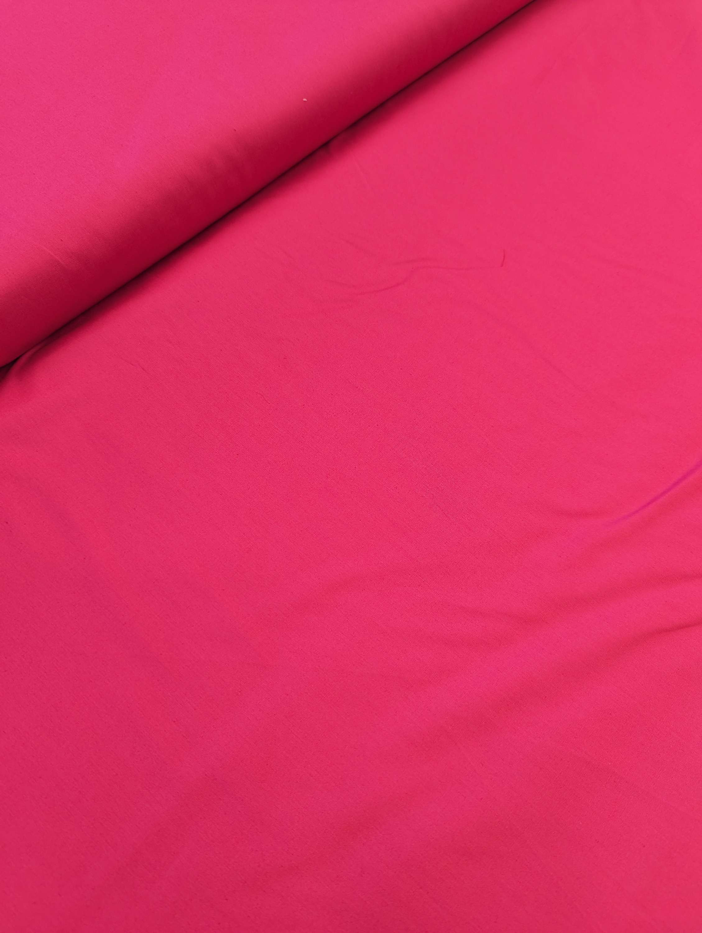 Plain 100% Cotton Poplin (Cerise Pink)