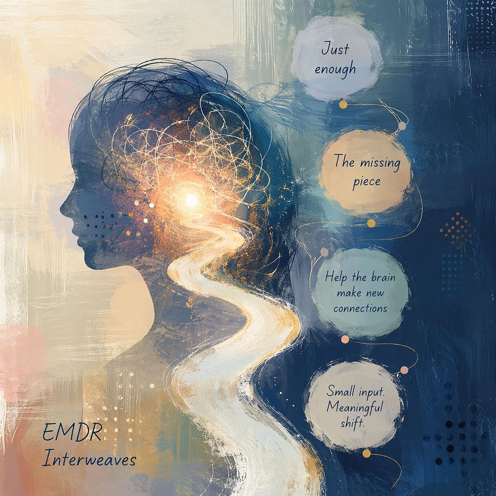 Cognitive interweaves in EMDR