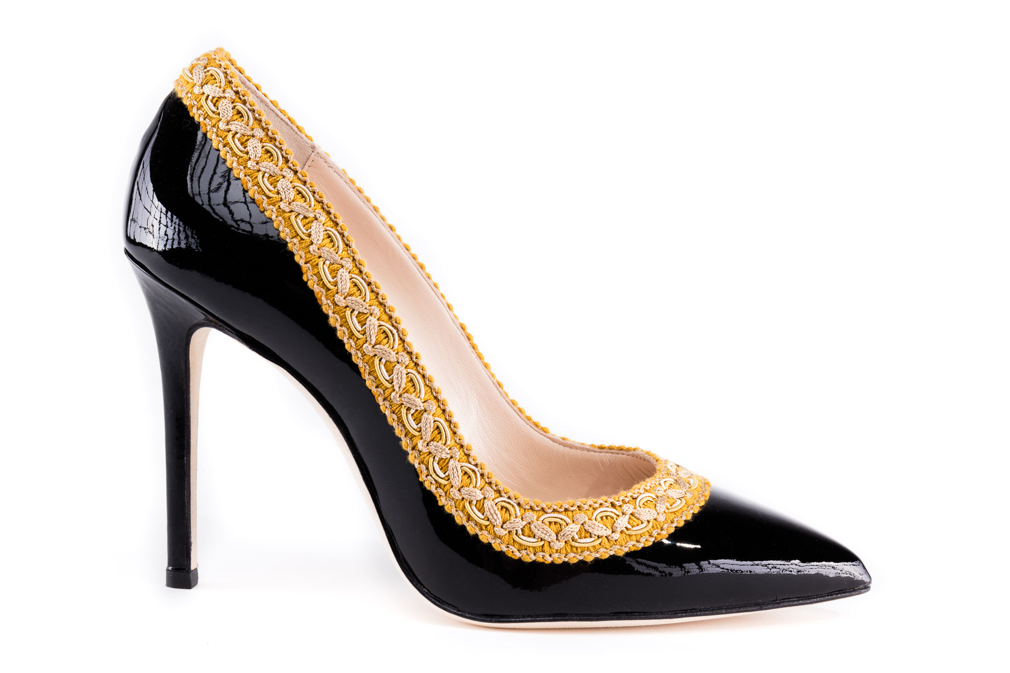 Claudia black and gold