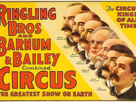 On this date in 1884 the Ringling brothers opened a small circus in Baraboo, Wisconsin!