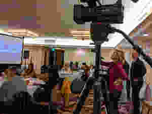 Shannon O'Dowd with Elysian Sound and Light hosting On Camera Workshop