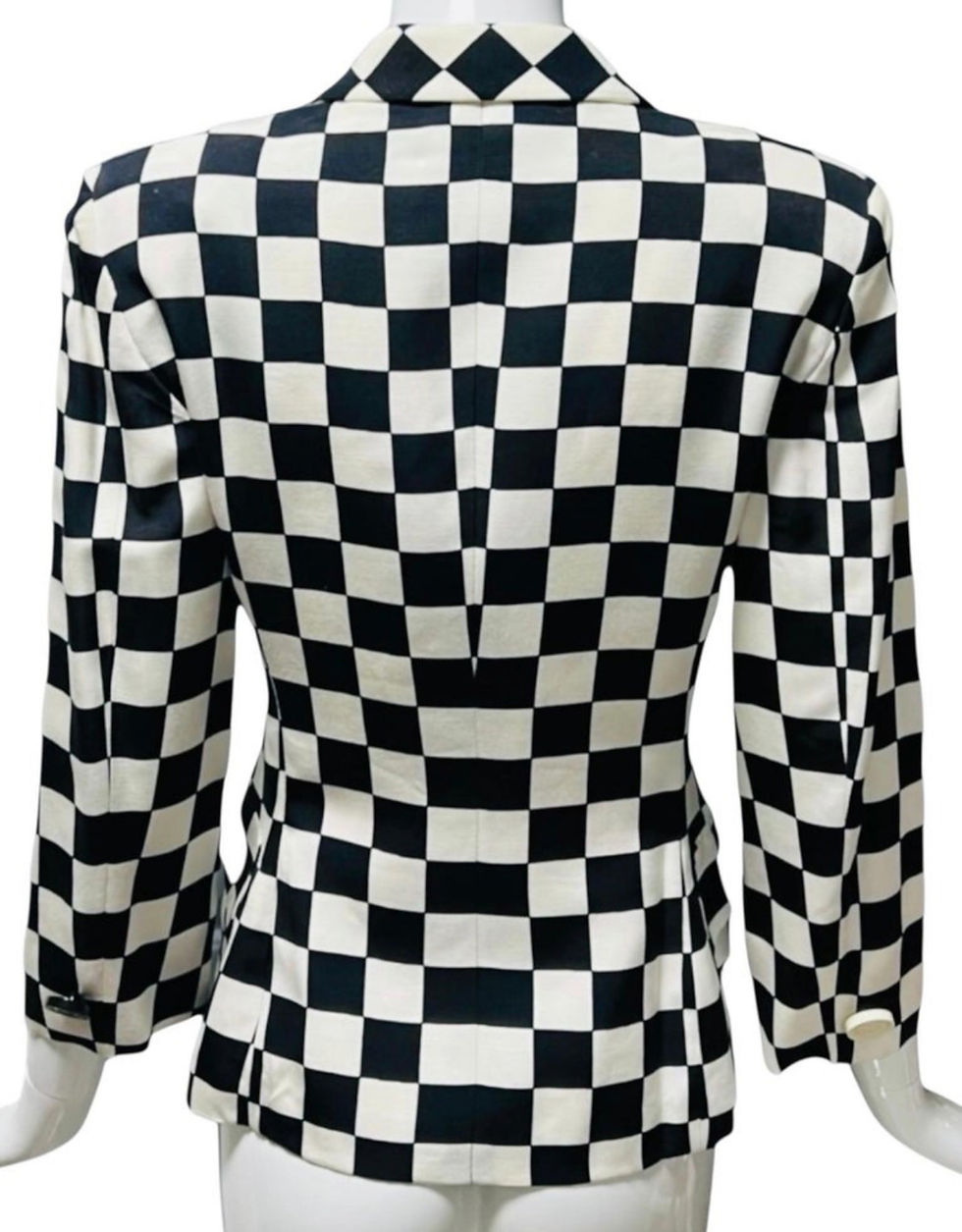 Thumbnail: 1990's Moschino Vintage Checkerboard Piece Blazer