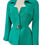 Thumbnail: 1990's Thierry Mugler Green Cutout Sculptural Blazer