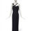 Thumbnail: F/W 1999 Thierry Mugler Black Strappy Velvet Trim Gown