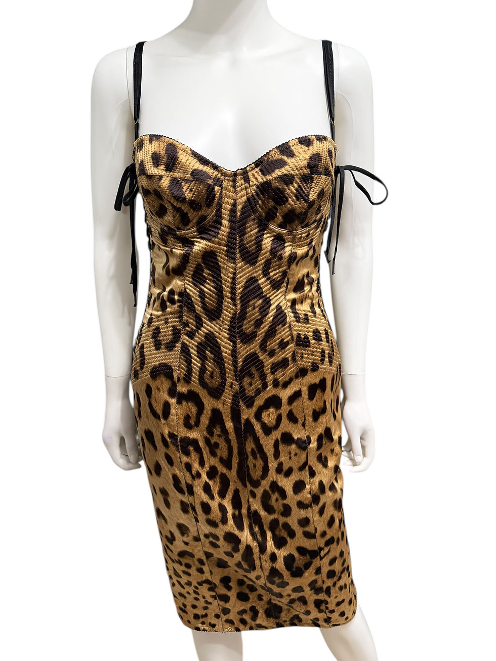Thumbnail: Dolce & Gabbana Vintage Leopard Print Corset Dress 