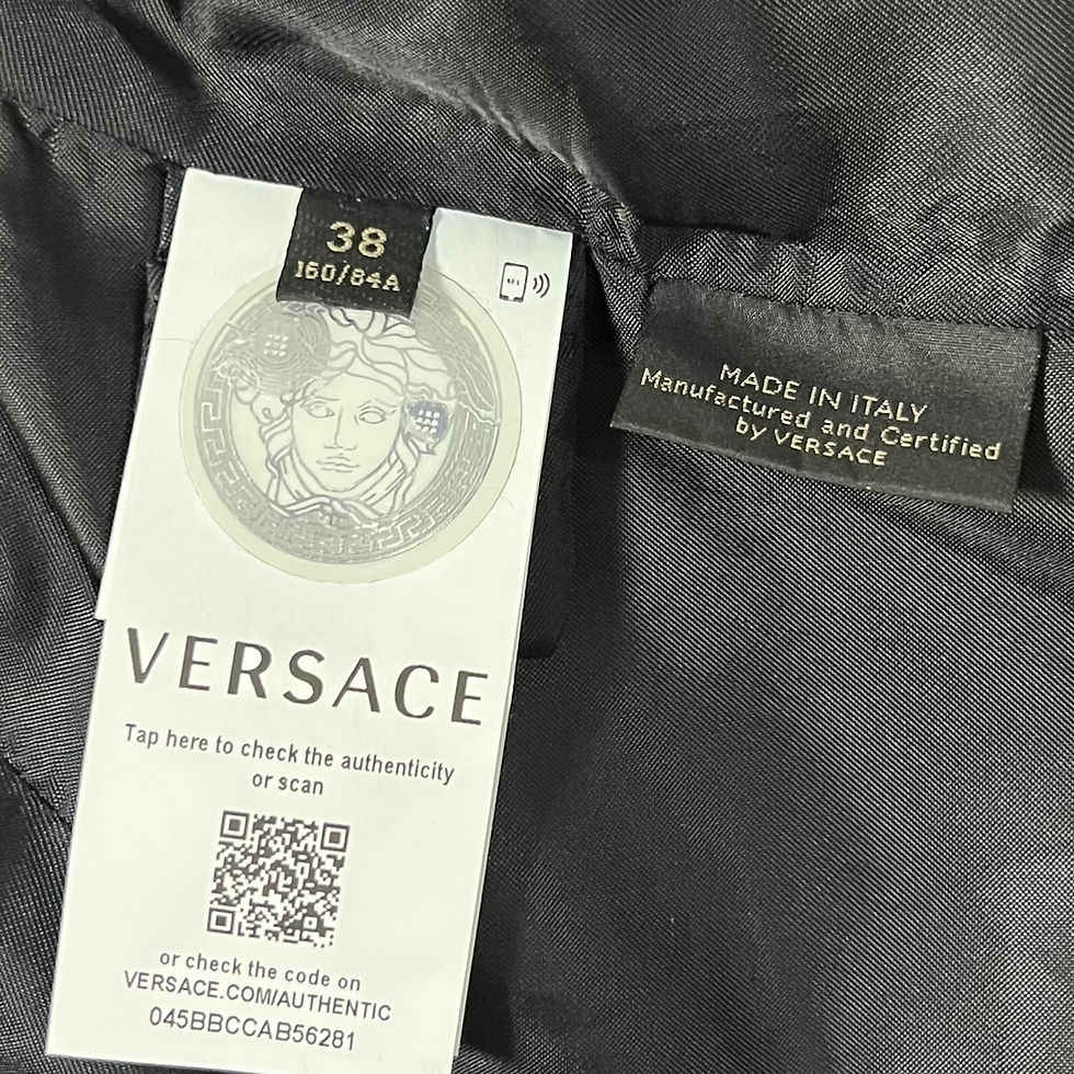 Thumbnail: F/W 2019 Versace Runway Vittoria Printed Silk Multicolor Blazer